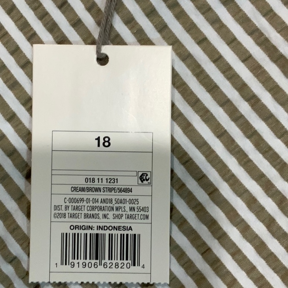a new day seersucker chino shorts - size 18 - NWT - Picture 4 of 4